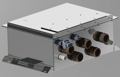 150T纯电永磁直驱多轮矿用自卸车牵引变流器