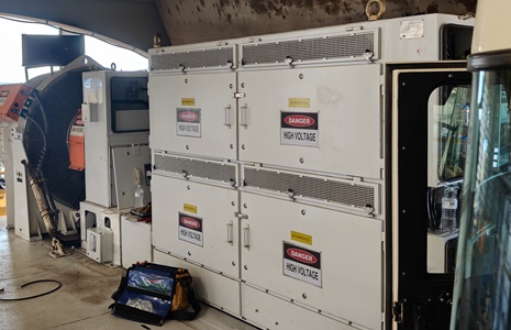 400T electric wheel dump truck traction converter