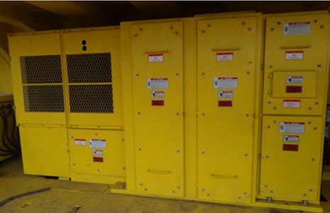 360T electric wheel dump truck traction converter